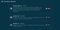 Reusable Back-end